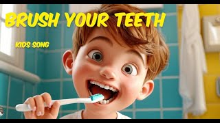 Brush Your Teeth  Kids Poem  Kids Song  Nursery Rhymes amp Poems  fypシ゚viral fypyoutube [upl. by Favian]