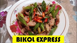 BICOL EXPRESS RECIPE [upl. by Elleret99]