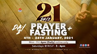 21 Days Prayer amp Fasting Day 02  05 January 2021  Winners Chapel Manchester [upl. by Scarrow]