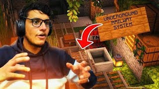 ‎liveinsaan triggeredinsaan Underground Railway Network Minecraft 1 18 deleted stream [upl. by Eyllom]