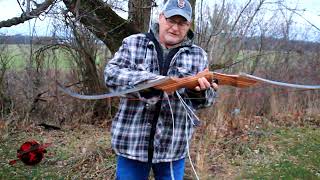 Stringing Trad Bows the Correct Way bowhunting deerhunting traditional tradbow [upl. by Erda]