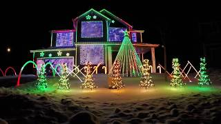 Trista Lights 2016 Christmas Light Show  Featured on ABCs The Great Christmas Light Fight [upl. by Lebiram405]