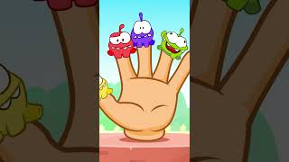 Om Nom Five Little Fingers Song nurseryrhymes kidssong shorts hooplakidz [upl. by Flossy768]