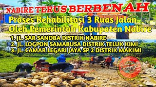 Proses Rehabilitasi 3 Ruas Jalan Oleh Pemerintah Kabupaten Nabire  Senin 1 JULI 2024 [upl. by Sontich472]