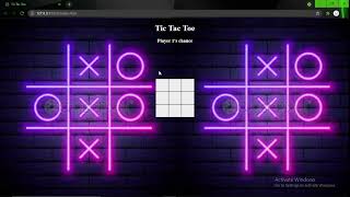 Creating Tic Tac Toe using html css javascript  Easiest way to create  Full explained in hindi [upl. by Indira481]