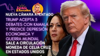 TRUMP ACEPTA 3 DEBATES CON KAMALA Y PREDICE DEPRESIÓN ECONOMICA [upl. by Oicram]