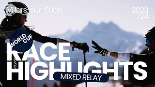 VillarssurOllon  World Cup  Mixed Relay Race Highlights 2024  ISMF [upl. by Etheline]