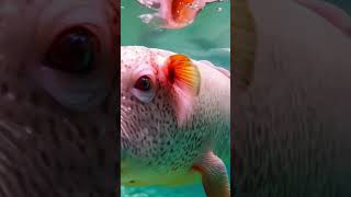 😨PIGFISH⁉️REAL OR NO⁉️ pigfish realorfake unique uniqefish horrorstories horrorshorts weird [upl. by Eninnaj]