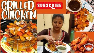 Grilled chicken in microwave oven 🤤 🍗 dailyvlog bengalivlog rupkothadotin [upl. by Agiaf423]