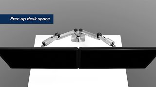 Ergotron LX SidebySide Monitor Arm Top Features amp Benefits [upl. by Aulea]