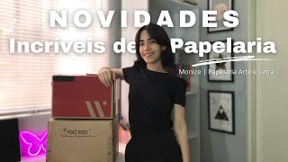 🌟 Novidades Incríveis Confira os Novos Produtos da Papelaria 🛍📚 [upl. by Ardek127]