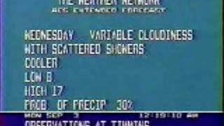 The Weather Network Timmins Mon Sep 3 1990some YoYoMa [upl. by Dviad]