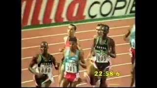 Haile Gebrselassie  World 10000m Final Athens 1997 [upl. by Esile]