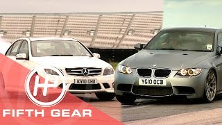 Fifth Gear BMW M3 Vs Mercedes C63 AMG [upl. by Xeno]