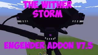 WITHER STORMENGENDER ADDON mcpemcbe [upl. by Atnauqahs]