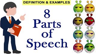 Parts of Speech English Grammar Lessons and Worksheets [upl. by Christiane]