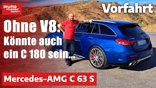 MercedesAMG C 63 S 2022 So spannend wie ein C 180 – Fahrbericht  auto motor und sport [upl. by Eltsyek534]