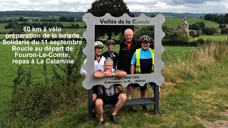 Reconnaissance balade Solidaris de Septembre 60 km Fouron  La Calamine [upl. by Egwan159]