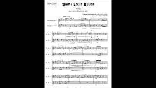 Saint Louis Blues DUO SAXOPHONES WC Handy Arrgt Fabrice Lucato Editions Soldano [upl. by Norvin]