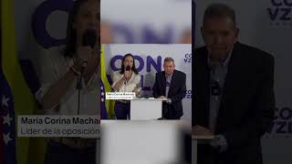 Oposición venezolana dice tener pruebas de fraude electoral María Corina Machado [upl. by Leong]