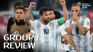 Croatia and Argentina progress  Group D Review [upl. by Llehcim]