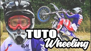 TUTO  Wheeling en motocross  125 YZ [upl. by Aizitel]