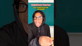 Student SCHOOLS Substitute Teacher in Class 😭 short funny [upl. by Atinej27]