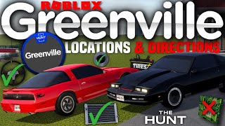 Greenville THE HUNT EVENT Update Locations amp Directions  Roblox [upl. by Eenram]