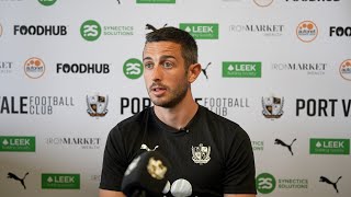 Prematch  Ben Garrity speaks ahead of the trip to Salford City this weekend [upl. by Chem]