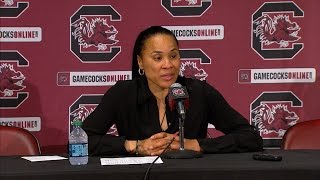 Dawn Staley PostGame Press Conference Elon  122215 [upl. by Notnil424]