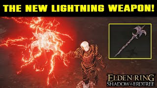 Flowerstone Gavel NEW Lightning Weapon Showcase amp Location in Elden Ring Shadow of the Erdtree DLC [upl. by Magna]