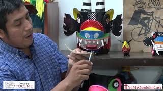 TALLER DE ELABORACIÓN DE MÁSCARAS DE DIABLICOS DE TÚCUME Parte 2 [upl. by Yart291]