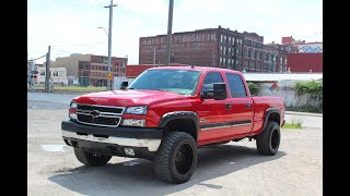 2006 Chevy Silverado 2500 LBZ 1 owner Red [upl. by Dalury]