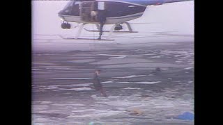 The moment Air Florida Flight 90 crashed into the Potomac River in Washington DC in 1982 [upl. by Htinnek]