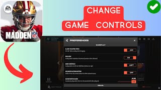 How to Change Game Controls in Madden NFL 25 Mobile Football maddenmobile25 [upl. by Yspyg424]