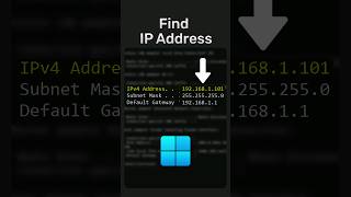 How To Find Your Networks IP Address On Windows IP [upl. by Aesoh621]