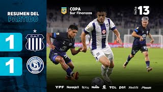 TALLERES 1  1 INDEPENDIENTE RIVADAVIA I Resumen del partido I CopaSurFinanzas 2024 [upl. by Selia]