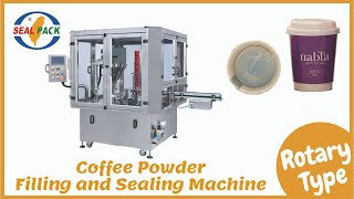 Powder Filling Sealing Packaging Machine 粉類杯裝充填機 SP2401B [upl. by Adil]