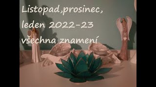 VÝKLAD KARET NA LISTOPAD PROSINEC LEDEN 2022  2023 [upl. by Scotney]