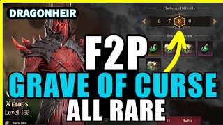 F2P Grave of Curse 7 amp 8  DragonHeir Silent Gods legendary gear [upl. by Auoy]