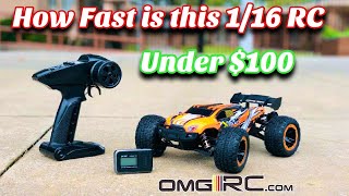 How Fast SG1602 24G 116 Brushless RC Car High Speed 45kmh Vehicle Models OMGRC [upl. by Conal522]