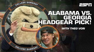 Lee Corsos SEC Championship headgear pick with Theo Von 🏈🍿  College GameDay [upl. by Tseng]