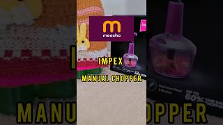 Best price😱manual chopper from meesho😍kitchenviral trending youtubefeedshorts [upl. by Cire]