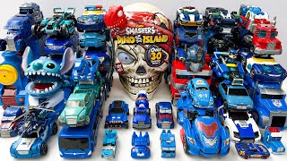 McQueen Monster Truck Wheels amp SuperHeroes Assembling most unique Transform Toys Rescue Beasts [upl. by Annoiek]