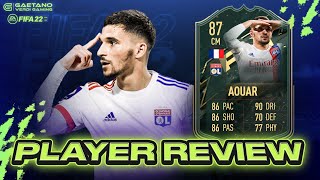 FREEZE AOUAR IS BACK 😍 87 WINTER WILDCARD AOUAR PLAYER REVIEW  FIFA 22 Ultimate Team [upl. by Adnerb]