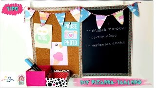 Tips organización DIY Pizarra Tablero Organizador con pizarra [upl. by Adal533]