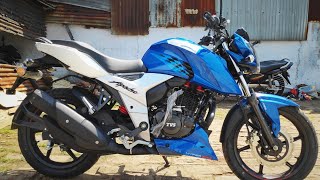 TVS Apache RTR 160 4V ABS 2019  See whats new  Detailed Review [upl. by Ynohtnaleahcim790]