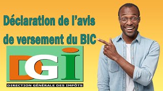 Déclaration de lavis de versement BIC [upl. by Ibob]