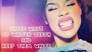 HOW TO  WHITEN TEETH AND KEEP THEM WHITE  GIVEAWAY CLOSED [upl. by Maurizia]