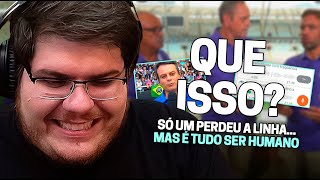 CASIMIRO REAGE ÁUDIO VAZADO DA GLOBO DURANTE TRANSMISSÃO QUE ISSO ERIC FARIA  Cortes do Casimito [upl. by Gustavus]